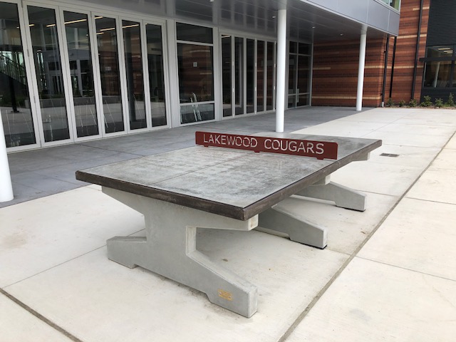 Uptown Concrete Table Tennis Table Uptown Concrete Table Tennis Table